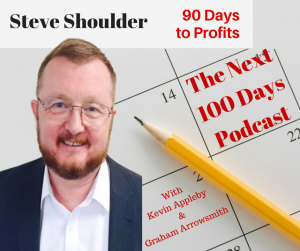 Episode 62 - Steve Shoulder - 90 Days to Profits - top lessons learned from the next 100 days podcast