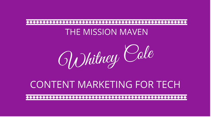 #135 Whitney Cole – Content Marketing