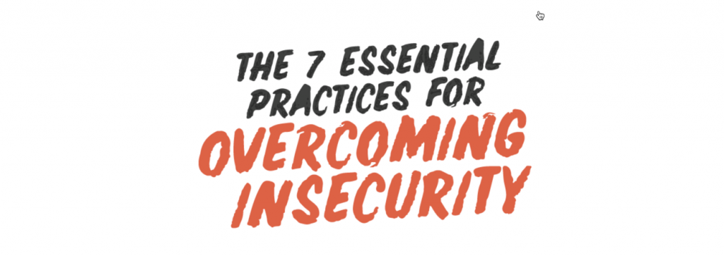 Jaemin Frazer, The 7 Essential Practices, The Next 100 Days Podcast, Insecurity