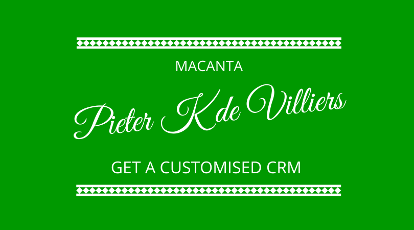#283 – Pieter K de Villiers – Customised CRM