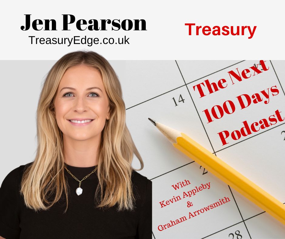 Jen Pearson, The Next 100 Days Podcast, Treasury, Treasury Edge, Startup companies