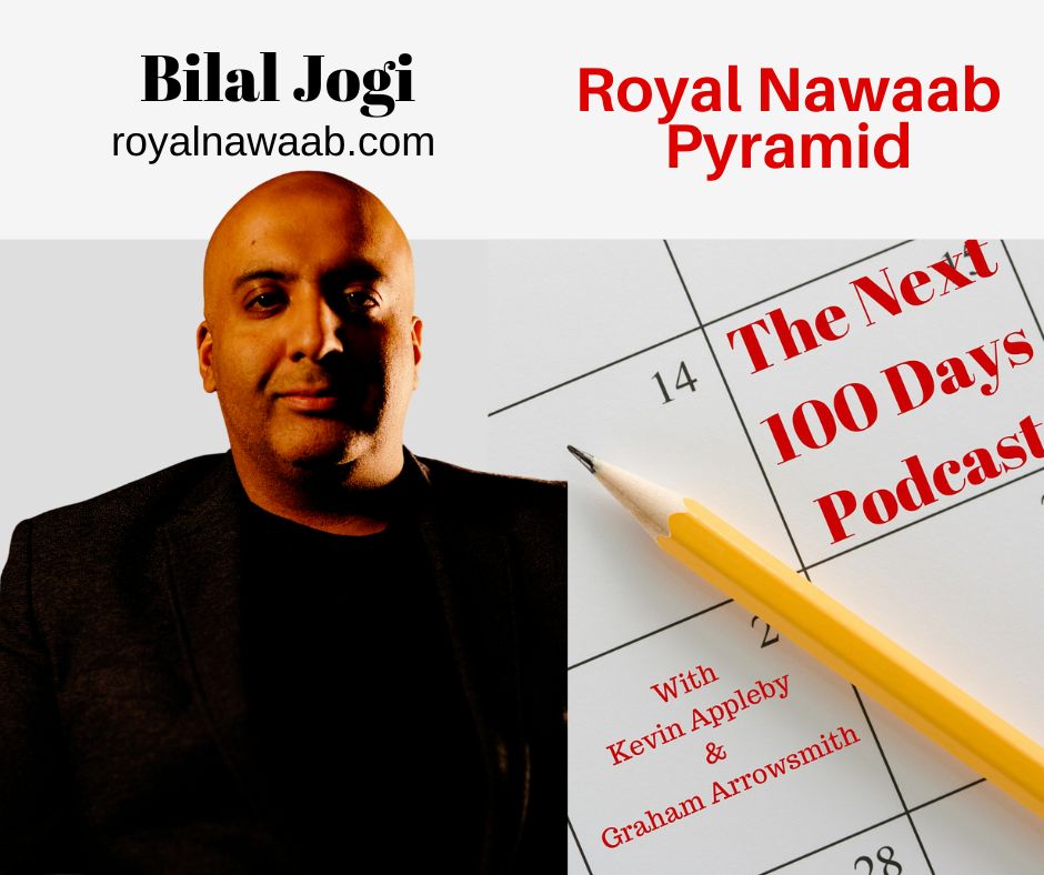 Bilal Jogi, Royal Nawaab Pyramid, Biggest Indian Restaurant in the UK, The Next 100 Days Podcast